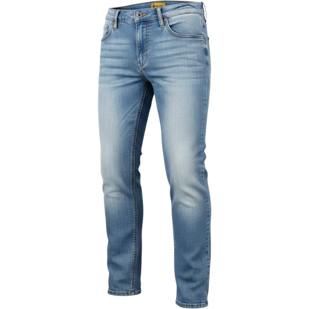 Democracy Jeans Womens 8 Blue Slim Straight Shaping Light Wash Stretch Denim
